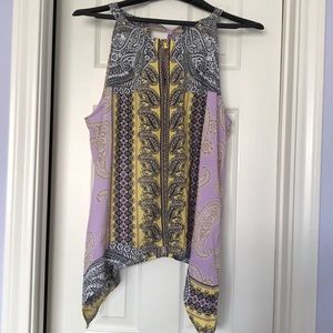 New York and Company Paisley Flowy Top